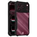 iPhone 17 Pro/18 Pro Tactical Quantum Stealth-deksel med forsterkede hjørner - klar / svart