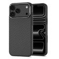 iPhone 17 Pro/18 Pro Tech-Protect Ion Carbon Plast-deksel - MagSafe-kompatibel - Svart / sølv