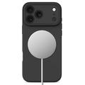 iPhone 17 Pro/18 Pro Tech-Protect flytende silikon-deksel - MagSafe-kompatibel - Svart