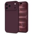 iPhone 17 Pro/18 Pro Tech-Protect flytende silikon-deksel - MagSafe-kompatibel - Burgund