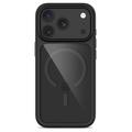 iPhone 17 Pro/18 Pro Tech-Protect MagOne MagSafe CC-deksel med 2 stk. Glass+ Beskyttelsesglass - svart / gjennomsiktig