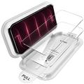 iPhone 17 Pro/18 Pro Tech-Protect OneTouch-sett + 2-pakning med Beskyttelsesglass - gjennomsiktig