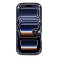 iPhone 17 Pro TPU-deksel med sommerfugltrykk - Gul / svart