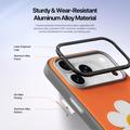 iPhone 17 Pro Dux Ducis Luvy-deksel med fingerring/håndstropp - Oransje / Tusenfryd