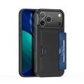 iPhone 17 Pro Dux Ducis Pocard-deksel med kortholder - Svart
