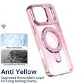 iPhone 17 Pro Glitter Hybrid-deksel med kickstand - MagSafe-kompatibel - Rosa
