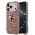 iPhone 17 Pro Guess Fixed Glitter 4G Metal Logo Deksel
