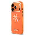 iPhone 17 Pro Guess IML 4G Script Metal Logo-deksel - oransje