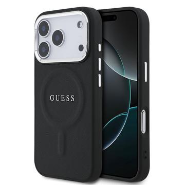 iPhone 17 Pro Guess Saffiano Hybrid-deksel - MagSafe Kompatibel