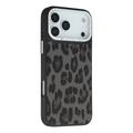 iPhone 17 Pro Jaucase leopardprint magnetisk hybriddeksel