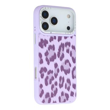 iPhone 17 Pro Jaucase leopardprint magnetisk hybriddeksel - Lilla