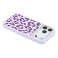 iPhone 17 Pro Jaucase leopardprint magnetisk hybriddeksel - Lilla