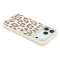 iPhone 17 Pro Jaucase leopardprint magnetisk hybriddeksel - Hvit