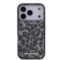 iPhone 17 Pro Karl Lagerfeld IML Leopard-deksel - MagSafe-kompatibel - Grå