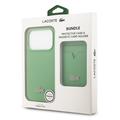 iPhone 17 Pro Lacoste Iconic Petit Pique MagSafe-deksel og magnetisk kortholder