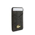 iPhone 17 Pro Lacoste PVC Blend MagSafe-deksel og magnetisk kortholder - brun