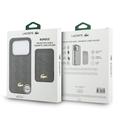 iPhone 17 Pro Lacoste PVC Blend MagSafe-deksel og magnetisk kortholder - brun