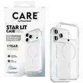 iPhone 17 Pro Max/18 Pro Max PanzerGlass Care Star Lit Deksel - MagSafe-kompatibel - Hvit