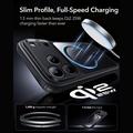 iPhone 17 Pro Max/18 Pro Max ESR HaloLock MagSafe Classic Hybrid-sett - Gjennomsiktig Svart
