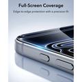 iPhone 17 Pro Max/18 Pro Max ESR UltraFit Beskyttelsesglass - 9H, 0.3mm - svart kant