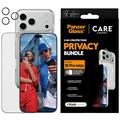 iPhone 17 Pro Max/18 Pro Max PanzerGlass Care Flagship 3-i-1 personvernpakke - Klar