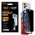 iPhone 17 Pro Max/18 Pro Max PanzerGlass Care Flagship 3-i-1 personvernpakke - Klar