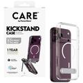 iPhone 17 Pro Max/18 Pro Max PanzerGlass Care Kickstand-deksel - MagSafe-kompatibel - Gjennomsiktig