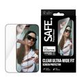 iPhone 17 Pro Max/18 Pro Max PanzerGlass Safe Ultra-Wide Fit Beskyttelsesglass - 9H - Svart kant