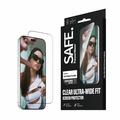 iPhone 17 Pro Max/18 Pro Max PanzerGlass Safe Ultra-Wide Fit Beskyttelsesglass - 9H - Svart kant
