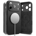 iPhone 17 Pro Max/18 Pro Max Ringke Liquid Silicone MagSafe Deksel - Svart