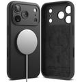 iPhone 17 Pro Max/18 Pro Max Ringke Liquid Silicone MagSafe Deksel - Svart