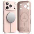 iPhone 17 Pro Max/18 Pro Max Ringke Liquid Silicone MagSafe Deksel - Rosa Sand