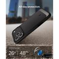 iPhone 17 Pro Max/18 Pro Max Spigen Rugged Armor Mag TPU-deksel - Svart