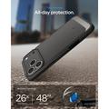 iPhone 17 Pro Max/18 Pro Max Spigen Rugged Armor Mag TPU-deksel - Grå