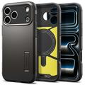 iPhone 17 Pro Max/18 Pro Max Spigen Tough Armor T Mag Deksel - Pistolmetall