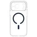 iPhone 17 Pro Max/18 Pro Max Spigen Ultra Hybrid MagSafe-deksel - dypblått / gjennomsiktig