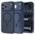 iPhone 17 Pro Max/18 Pro Max Spigen Ultra Hybrid MagSafe-deksel - Dypt blå rimfrost