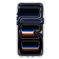 iPhone 17 Pro Max/18 Pro Max Spigen Ultra Hybrid Optik S MagSafe-deksel - dypblå / gjennomsiktig
