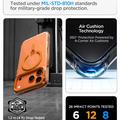 iPhone 17 Pro Max/18 Pro Max Spigen Ultra Hybrid Optik S MagSafe-deksel - Oransje / Gjennomsiktig