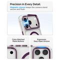 iPhone 17 Pro Max/18 Pro Max Spigen Ultra Hybrid Optik S MagSafe-deksel - Burgund / Klar