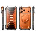 iPhone 17 Pro Max/18 Pro Max Supcase Unicorn Beetle Grip Mag MagSafe-deksel - Korallrød