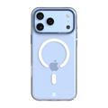 iPhone 17 Pro Max/18 Pro Max Tactical MagForce 2.0-deksel - blå / gjennomsiktig