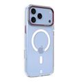 iPhone 17 Pro Max/18 Pro Max Tactical MagForce 2.0-deksel - burgunder / gjennomsiktig
