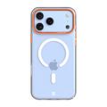 iPhone 17 Pro Max/18 Pro Max Tactical MagForce 2.0-deksel - oransje / gjennomsiktig