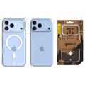 iPhone 17 Pro Max/18 Pro Max Tactical MagForce 2.0-deksel - sølv / gjennomsiktig