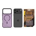 iPhone 17 Pro Max/18 Pro Max Tactical MagForce Hyperstealth Sika Hybrid-deksel - MagSafe-kompatibel - Burgund