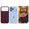 iPhone 17 Pro Max/18 Pro Max Tactical MagForce WEARe-deksel - MagSafe-kompatibelt - burgunder
