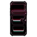 iPhone 17 Pro Max/18 Pro Max Tactical Quantum Stealth-deksel med forsterkede hjørner - klar / svart