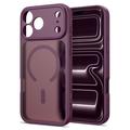 iPhone 17 Pro Max/18 Pro Max Tech-Protect BasicMag MagSafe-deksel - Matt mørk kirsebær