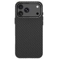 iPhone 17 Pro Max/18 Pro Max Tech-Protect Ion Carbon Plast-deksel - MagSafe-kompatibel - Svart / sølv